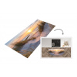 Strand - Zonsondergang - Natuur - Landschap Keukenloper - keukenmat middel -3d