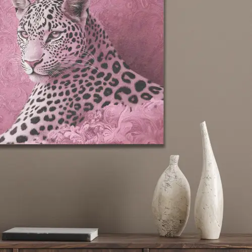 Panter - Luxe - Roze PET vilt klein -sfeer6_closeup