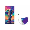 Olifant - Kleurrijk - Lucht - Abstract fotobehang vinyl groot -3d