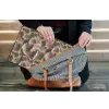 Waaiervorm - Beige - Vezel textuur laptophoes neopreen klein 279 -tas