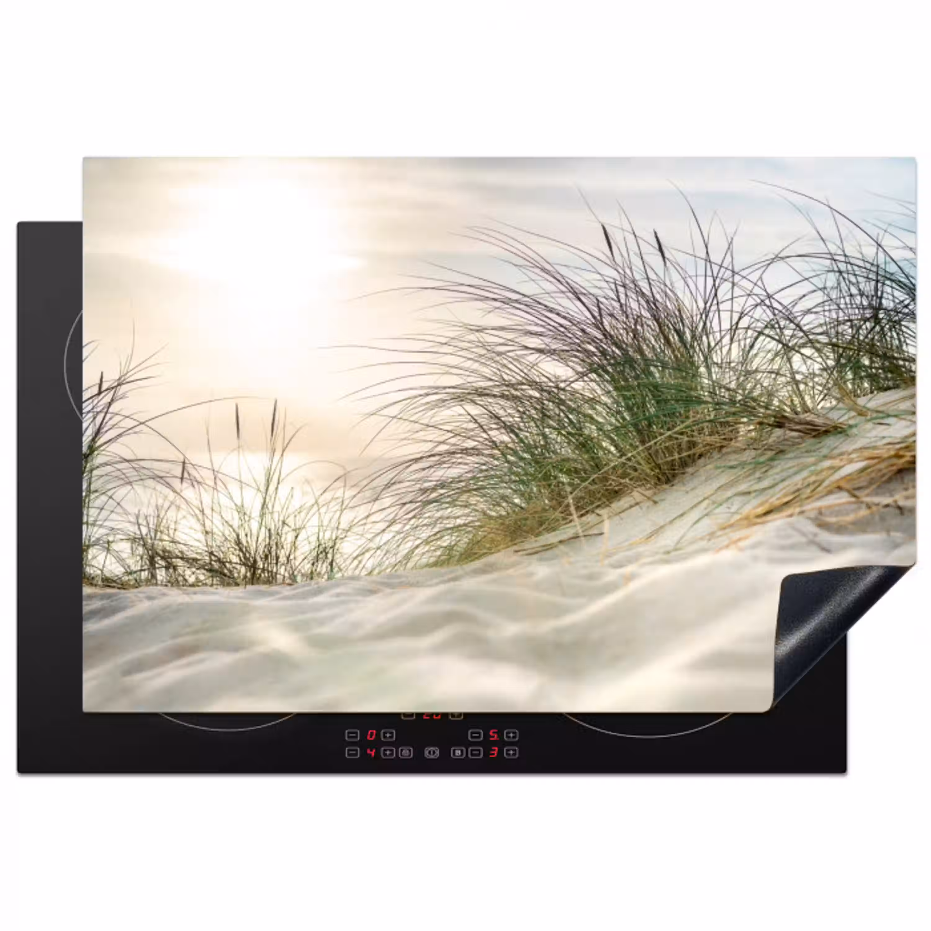 Duin - Waddeneilanden - Water Inductie beschermer vinyl 3mm klein -3d