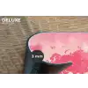 Wereldkaart - Roze - Vaag Placemat vinyl groot -closeup