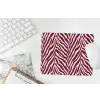 Zebra - Motief - Bordeaux - Rood muismat rubber klein 262 -witbureau