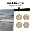 Schelp - Strand - Blauw - Zee Wandkleed katoen klein -sfeer2