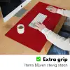 big heart small titties - Hart - Rood Muismat XXL klein -sfeer3