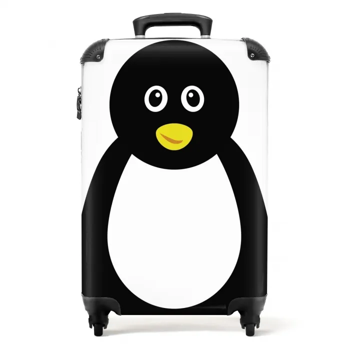 Pim pinguïn NBS - Handbagage koffer - Unisex middel -productfoto_recht