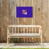 Yes fun - Kleurrijk - Collage-stijl Tuinposter op houten frame 2 cm dik klein -sfeer4