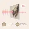 Vanille - Bloemen - Beige PET vilt klein -USP_NL
