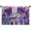 Park - Bomen - Bloemen - Gebouwen Wandkleed katoen klein -zz3d