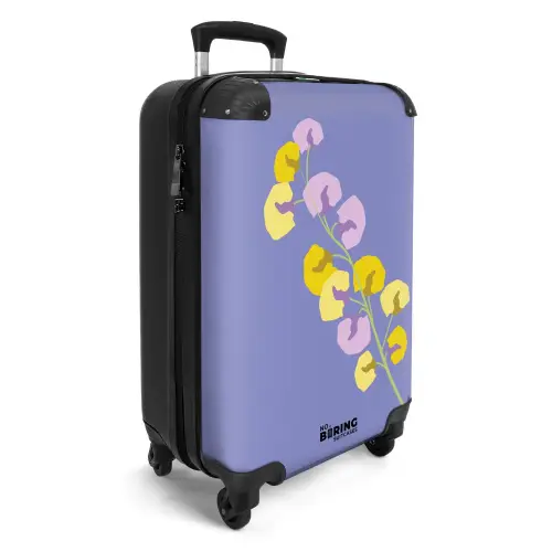 Summer memories - Takken met kleurrijke bloemen NBS - Handbagage koffer - Kinderen Unisex middel -productfoto_3d