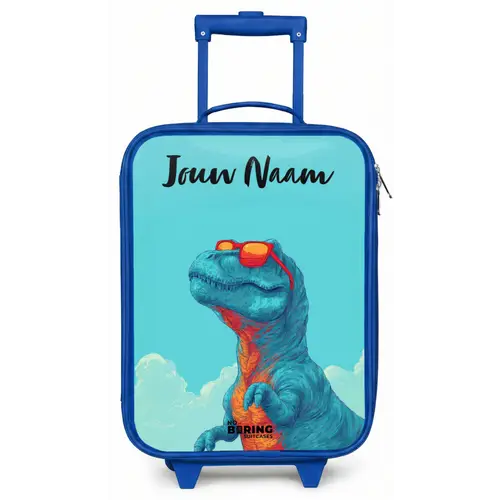 Dino - Zonnebril - Blauw Kinderkoffer - Blauw klein -zz3dotto