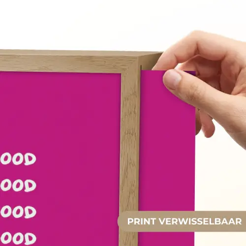 Focus on the good - Roze - wit Light Box met batterij (Wandlamp) middel -USP_websiteprintNL