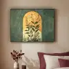 Plant - Bloemen - Wit Textielframe - compleet frame klein -sfeer1