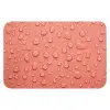 Water - Druppels - Roze WCmat klein -3d