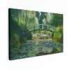 Brug - Hout - Vijver - Waterlelies canvas 2cm klein -z3d