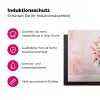 Vaas - Bloemen - Roze Inductie beschermer vinyl 3mm klein -zzzzzzz-lf-ups