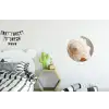 Schelp - Detail - Beige Wandcirkel aluminium klein -kinderkamer