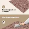 Geometrisch - Patroon - Rood Inductie beschemer met haakjes klein 777 -ky-schoon-nl