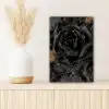 Obsidiaan - Zwart - Goud - Patroon canvas 2cm klein -sfeer5