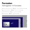 Why not - Blauw - Handgeschreven Muismat XXL klein -sfeer5