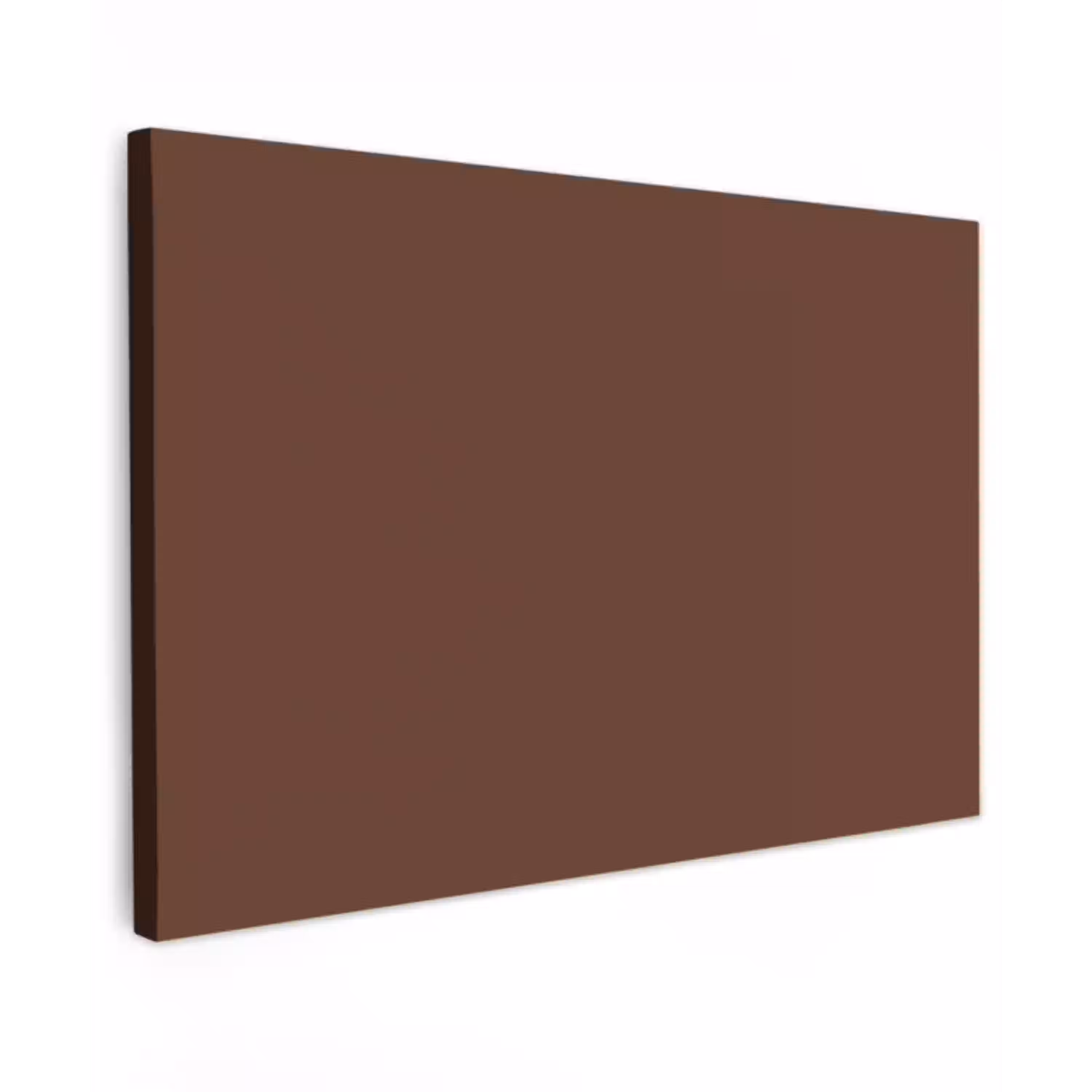 Deep - Clay - Brown - Bruin Tuinposter op houten frame 2 cm dik klein 845 -3d