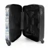 Barok patroon blauw geel NBS - Handbagage koffer - Kinderen Unisex middel -binnenkant