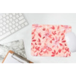 Botanisch - Bloemen - Rood muismat rubber klein 262 -witbureau