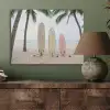 Surfboard - Palmbomen - Kleurrijk PET vilt klein -sfeer2