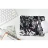Springen - Paard - Zwart - Wit muismat rubber klein -witbureau
