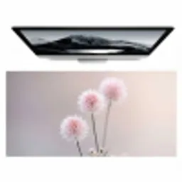 Bloemen - Bollen - Roze Muismat XXL klein -zzz3d