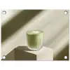 Matcha - Glas - Groen - Minimalistisch tuinposter los doek klein -3d