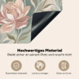Elegant - Romantiek - Roze Inductie beschemer met haakjes klein -ky-onderkant-de