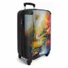Landschap - Olieverf - Rivier - Kleurrijk NBS - Handbagage koffer - Unisex middel -productfoto_3d