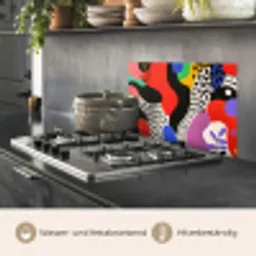 Abstract - Vormen - Kleuren - Stippen keuken achterwand spatscherm klein -usp_DE