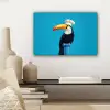 Tucan - Sokkel - Vogel - Koksmuts canvas 2cm klein -sfeer6