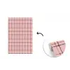 Plaid - Patroon - Gestreept - Roze fotobehang vinyl groot 66 -3d