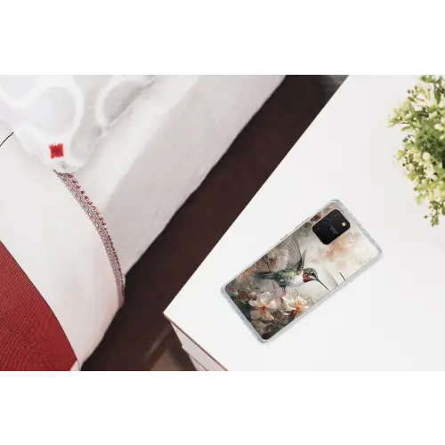 Kolibrie - Vogels - Bloemen - Planten Telefoonhoesje Samsung Galaxy S10 Lite klein -kamerS10Lite
