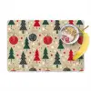Illustratie - Kerst - Sterren Placemat vinyl groot 368 -zzzproduct_Kitchenyeah-website