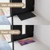 Lavendelveld - Zonsondergang - Paars Deurmat klein -voor-na_NL