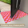Blokken - Roze - Rood - Patroon Deurmat klein 898 -USP_FR