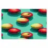 Appels - Water - Turquoise Placemat vinyl groot 368 -zzsfeer1_Kitchenyeah-website