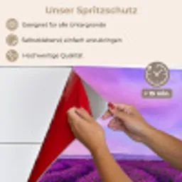 Lavendel - Paars - Bloemen - Natuur keuken achterwand spatscherm klein -spatscherm_DE