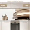 Golven - Abstract - Warm Beige keuken achterwand 2 middel -voor-na2_NL