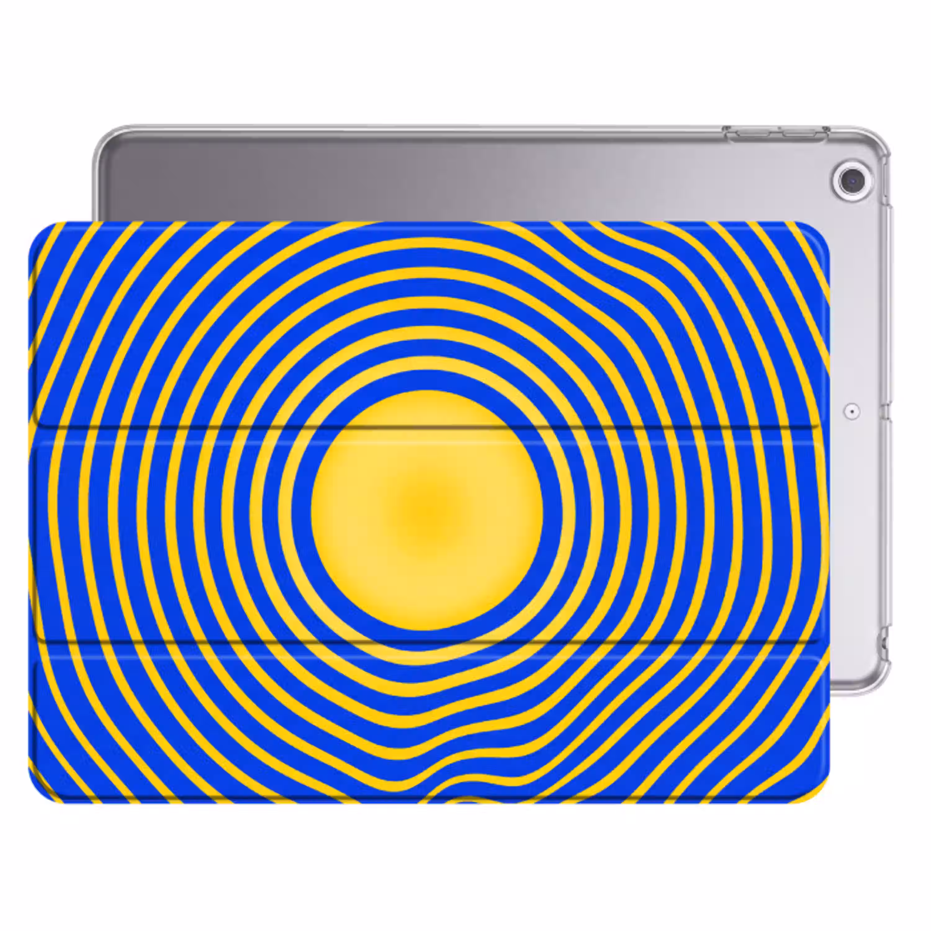 Abstract patroon - Blauw Apple iPad 2017 middel -threedimensional_3d_global