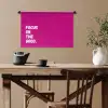 Focus on the good - Roze - Simple Wandkleed katoen klein -sfeer6