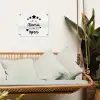 Spreuken - Hotel mama always open - Mama - Quotes tuinposter los doek klein -sfeer7