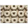 Donuts - Chocolade - Wit - Beige poster papier klein -3d