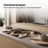 Geometrisch Houtmozaïek Inductie beschermer vinyl 3mm klein -sfeer1