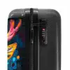 Hert met gewei in graffiti stijl NBS - Handbagage koffer - Kinderen Unisex middel -slot