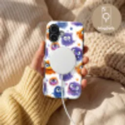 Monstertjes - Aquarel - Kleurrijk Toughcase MagSafe Apple iPhone 17 klein 1017 -USP_MagsafeV